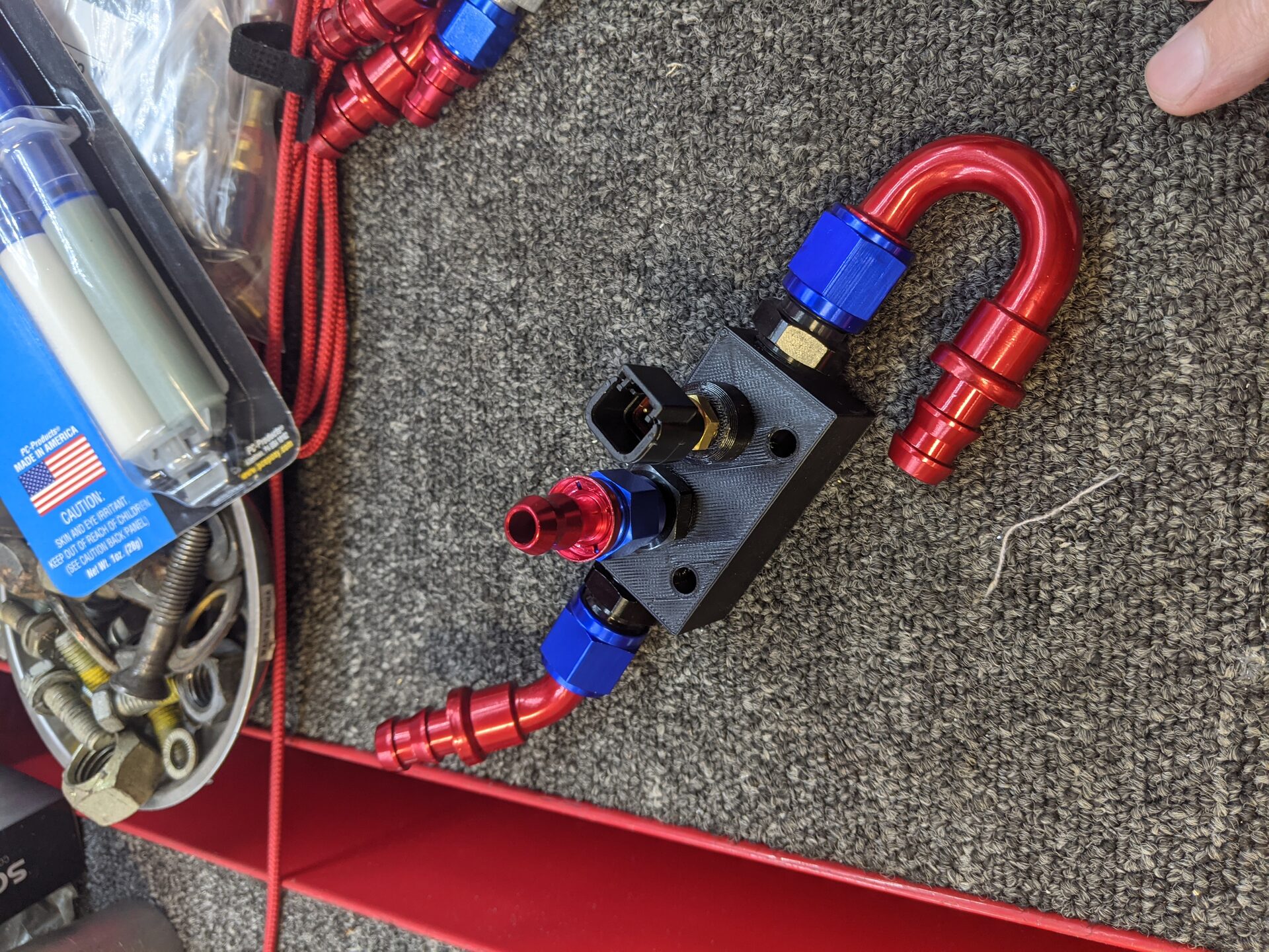 3D printed fuel manifold prototype